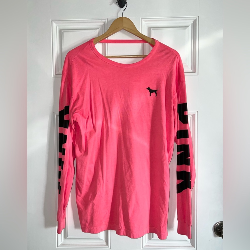 Victoria’s Secret Pink Long Sleeve Open-Back Sweatshirt